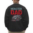 Monster Truck Dad Father's Day Men Men's Sweatshirt Back Print Monster Truck Dad Father's Day Men Men's Sweatshirt Back Print