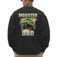 Monster Truck Dad Monster Truck Are My Jam Adults Kids Men's Sweatshirt Back Print