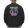 Monster Truck Dad Monster Truck Are My Jam Truck Lovers Men's Sweatshirt Back Print