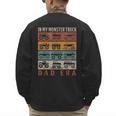 In My Monster Trucks Dad Era Matching Family Truck Lovers Men's Sweatshirt Back Print