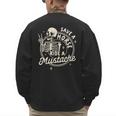 Mustache Dad Father’s Day Save A Horse Ride A Mustache Men's Sweatshirt Back Print Mustache Dad Father’s Day Save A Horse Ride A Mustache Men's Sweatshirt Back Print