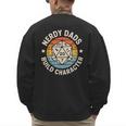 Nerdy Dads Build Character RPG Gaming Father's Day For Dad Men's Sweatshirt Back Print