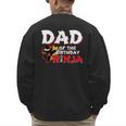 Ninja Birthday Party Dad Of The Birthday Ninja Small Men's Sweatshirt Back Print