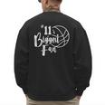 Number 11's Biggest Fan Shirt Basketball Player Mom Dad Men's Sweatshirt Back Print