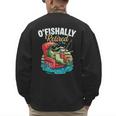 O'Fishally Retired Fishing Retirement Fisherman Dad Men's Sweatshirt Back Print