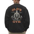 Old's Gym Logo Workout Dad Grandpa Weightlifting Old Men Gym Men's Sweatshirt Back Print Old's Gym Logo Workout Dad Grandpa Weightlifting Old Men Gym Men's Sweatshirt Back Print