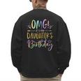 OMG It's My Daughter's Birthday Happy Bday Tie Dye Mom Dad Small Men's Sweatshirt Back Print OMG It's My Daughter's Birthday Happy Bday Tie Dye Mom Dad Small Men's Sweatshirt Back Print