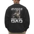I Once Protected Him Now He Protects Me Proud Army Dad Men's Sweatshirt Back Print