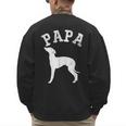 Papa ITALIAN GREYHOUND For Dad Men's Sweatshirt Back Print