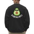 Papacado Avocado Dad Daddy Father's Day Men's Sweatshirt Back Print