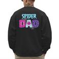 Parents Mom Spider Dad Matching Family Birthday Men's Sweatshirt Back Print