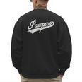 Pawpaw Vintage Retro Style For Dad Grandpa Men's Sweatshirt Back Print