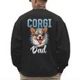 Pembroke Welsh Corgi Corgi Dad Men's Sweatshirt Back Print Pembroke Welsh Corgi Corgi Dad Men's Sweatshirt Back Print