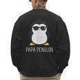Penguin Papa Father's & Cute Dad Men's Sweatshirt Back Print