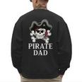 Pirate Father Pirate Dad Halloween Men's Sweatshirt Back Print