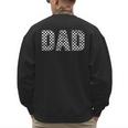 Pit Crew Dad Racing Car Family Matching Birthday Party Men's Sweatshirt Back Print
