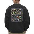 Play Cars On Dad's Back Mom's Back City Map BACK PRINT ONLY Men's Sweatshirt Back Print