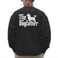 Poodle The Dogfather Cool Dog Daddy Dad Papa Father Men Kids Men's Sweatshirt Back Print