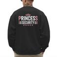 Princess Security Boys Big Brother Vintage Birthday Dad Mom Men's Sweatshirt Back Print
