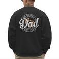 Promoted To Dad Est 2026 Stamp First Time Daddy To Be Men's Sweatshirt Back Print Promoted To Dad Est 2026 Stamp First Time Daddy To Be Men's Sweatshirt Back Print