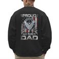 Proud Air Force Dad Shirt Military Family Fathers Day Men's Sweatshirt Back Print