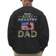 Proud Army Dad-Army Infantry Dad Camouflage Graphics Army Men's Sweatshirt Back Print