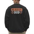 Proud Cheer Dad My Favorite Cheerleader Calls Me Dad Orange Men's Sweatshirt Back Print Proud Cheer Dad My Favorite Cheerleader Calls Me Dad Orange Men's Sweatshirt Back Print