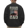 Proud Coast Guard Dad USCG American Flag T-Shirt Men's Sweatshirt Back Print Proud Coast Guard Dad USCG American Flag T-Shirt Men's Sweatshirt Back Print