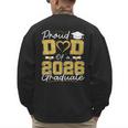 Proud Dad Of A 2026 Graduate Senior 2026 Grad Family Men's Sweatshirt Back Print