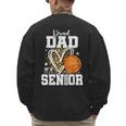 Proud Dad Of A 2026 Senior Basketball Graduation Leopard Men's Sweatshirt Back Print