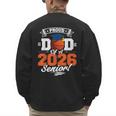 Proud Dad Of A 2026 Senior Basketball Graduation Men's Sweatshirt Back Print