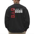 Proud Dad Of Class Of 2026 Graduate Men's Sweatshirt Back Print