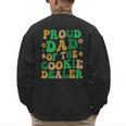 Proud Dad Of a Cookie Dealer Scout Troop Cookie Dealer Girls Men's Sweatshirt Back Print