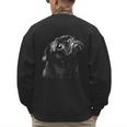 Pug For Dog Mom Dad Cute Pug Men Women Kids Men's Sweatshirt Back Print