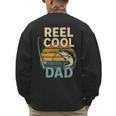 Reel Cool Dad Fathers Day Fishing Outdoors Men's Sweatshirt Back Print