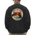 Retro Cat Dad Ever Cats Lovers For Men Women And Kids Men's Sweatshirt Back Print