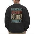 Retro Cheer Dad Straight Outta Money Men's Sweatshirt Back Print