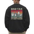 Retro Dad Tax Making Sure It's Not Poison Father's Day Men's Sweatshirt Back Print Retro Dad Tax Making Sure It's Not Poison Father's Day Men's Sweatshirt Back Print