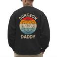 Retro Dungeon Daddy Fathers Day Men's Sweatshirt Back Print