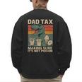 Retro Father's Day Dad Tax Making Sure It's Not PoisonRex Men's Sweatshirt Back Print