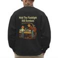 Retro Hold The Flashlight Still Dumbass Car Fixing Dad Son Men's Sweatshirt Back Print
