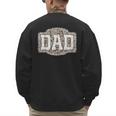 Retro Old Camo Dad Camouflage Hunting Season Father's Day Men's Sweatshirt Back Print