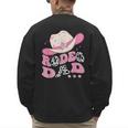 Rodeo Dad Pink Cowgirl 1St Birthday Family Matching Men's Sweatshirt Back Print Rodeo Dad Pink Cowgirl 1St Birthday Family Matching Men's Sweatshirt Back Print