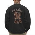 Rodeo Dad Western Cowboy Birthday Boy Family Matching Party Men's Sweatshirt Back Print