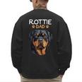 Rottie Dad Rottweiler Dog Men's Sweatshirt Back Print