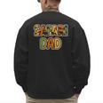 Safari Dad Safari Outfit Safari Costume Cute African Safari Men's Sweatshirt Back Print