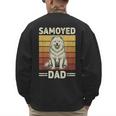 Samoyed Dad Men's Sweatshirt Back Print