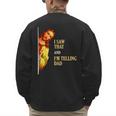 I Saw That I'm Telling Dad Religious Christian Jesus Men's Sweatshirt Back Print