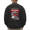 Semi Truck Driver For Truckers And Dads Small Men's Sweatshirt Back Print