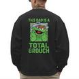 Sesame Street Father's Day Total Grouch Dad Men's Sweatshirt Back Print